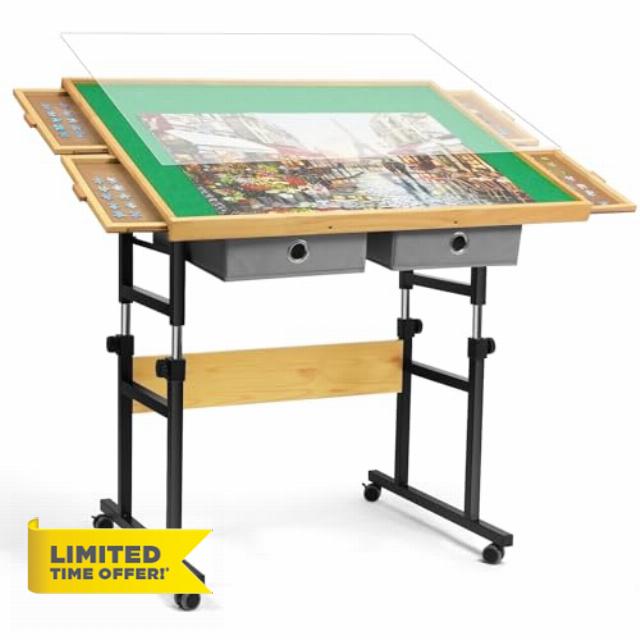 ALL4JIG 1500 Piece Adjustable Jigsaw Puzzle board for Adults
