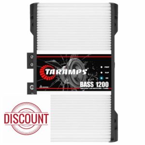 Taramps Bass 1200 4 Ohms Monoblock Amplifier 1200 Watts Rms 1 Channel 14.4VDC Output Power
