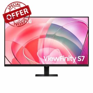 SAMSUNG 32-Inch ViewFinity S7 (S70D) Series 4K UHD High Resolution Monitor with HDR10