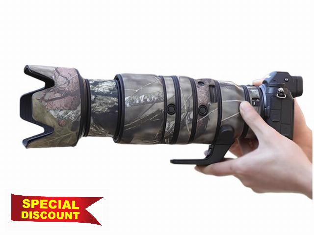 CHASING BIRDS Camouflage Waterproof Lens Coat for NIKON Z 100-400mm f/4.5-5.6 VR S Rainproof Lens Protective Cover (Pine Camouflage
