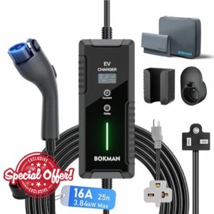 bokman Portable Level 1&2 EV Charger (240V