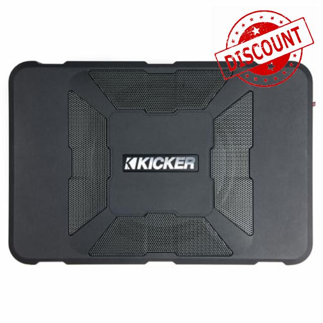 Kicker 51HS8 Hideaway Compact Powered Subwoofer Enclosure with 8-Inch Subwoofer HS8