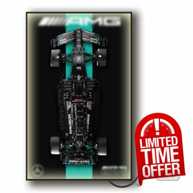 Car Wall Mount for Lego Mercedes AMG 42171