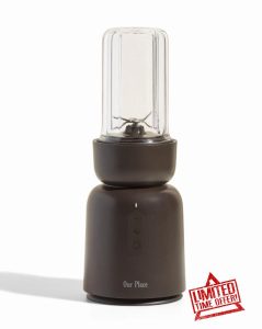 Our Place Splendor Blender - 1000W High-Power | Ultra-Sharp Blades | 2 Blending Modes | Includes 25 oz Personal Cup and Drinking Lid Set | Smoothies
