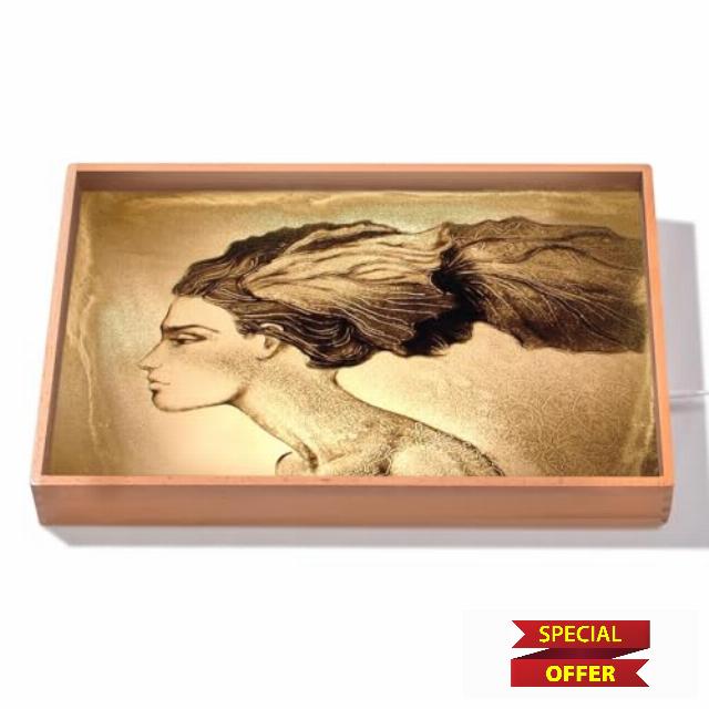 Odoorgames Light Table for Kids - Wooden Sand Painting Light Box