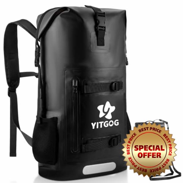 YITGOG Dry Bag 30L Roll Top Waterproof Dry Bag with Phone Pouch