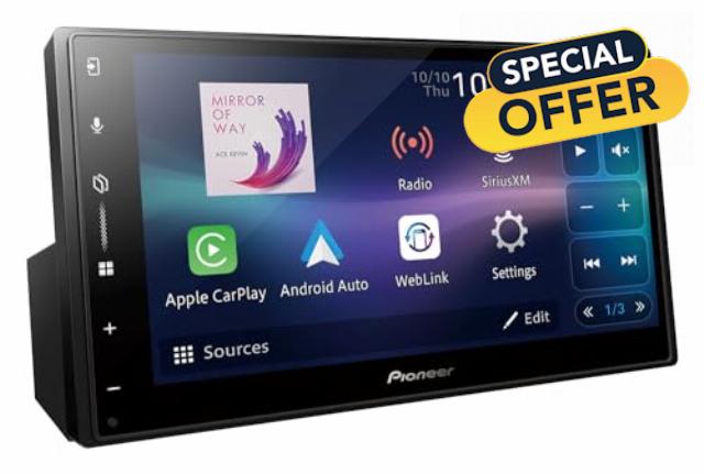 Pioneer DMH-W3000NEX 6.8" Double Din Multimedia Digital Media Receiver