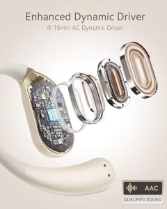 True Wireless Open Ear Headphones with Earhooks