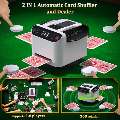 360° Rotating Card Dealer with Wireless Remote