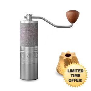 hand crank coffee grinder，capacity of 35 grams external rotary real-time adjustment