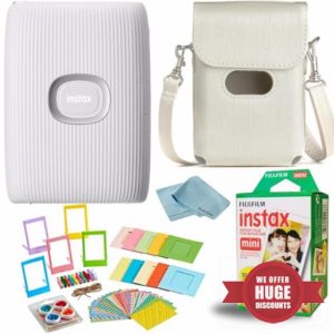 Fujifilm Instax Mini Link 2 Smartphone Printer - Includes 20 Fuji Instax Mini Film Sheets