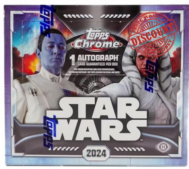 2024 Topps Chrome Star Wars HOBBY box (10 pks/bx)