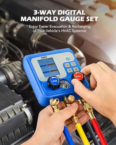 92 Refrigerant Digital HVAC Gauges for R1234yf R134a R410a More