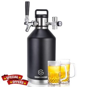 128oz Double-Walled Mini Keg Growler