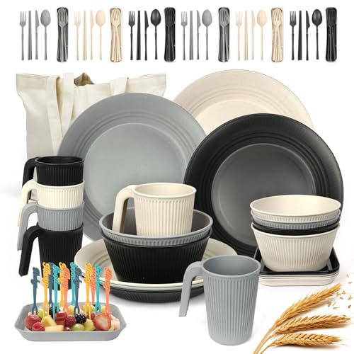 Plastic Camping/Picnic Dinner Sets
