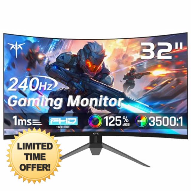KTC 32 Inch 240Hz Curved Gaming Monitor