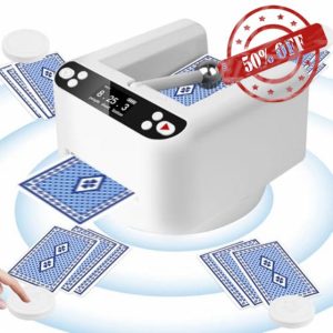 Smart Automatic Card Dealer Machine，360° Rotating Universal Anti-Cheating Playing Card Dealing Tool
