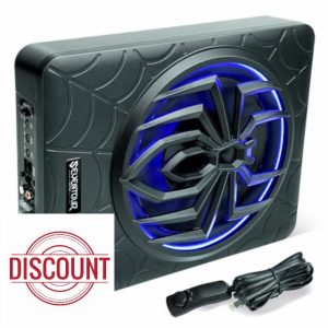10" 1000W Slim Under Seat Powered Car Subwoofer