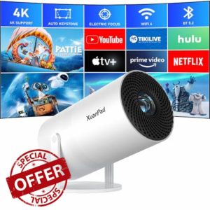 [Electric Focus] Mini Projector 4K 1080P Supported with Android System