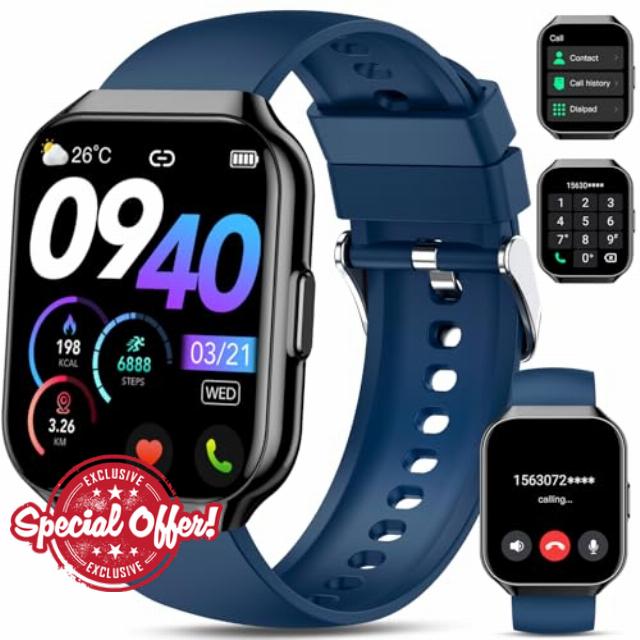Smart Watch for Men Women Answer/Make Calls