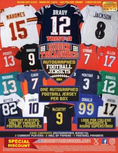 2024 Tristar Hidden Treasures Autographed Football Jersey Mystery Box