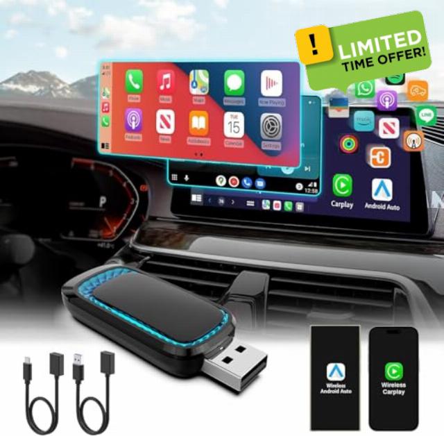 Wireless Carplay Adapter and Android Auto Wireless Adapter
