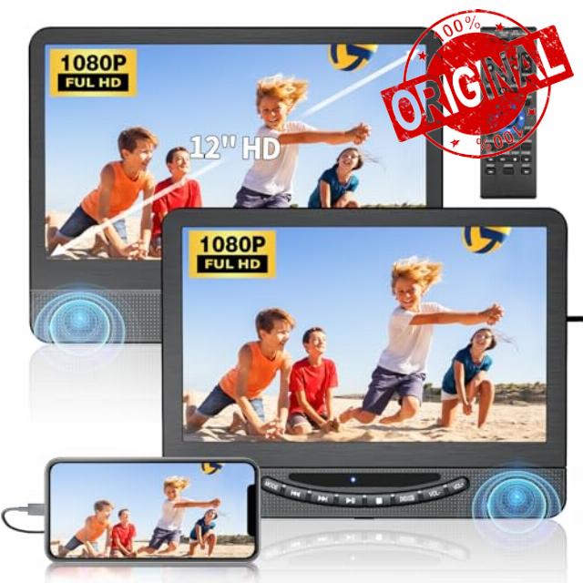 12" Portable DVD Player for Car