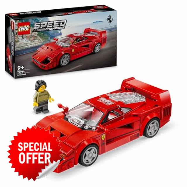LEGO Speed Champions Ferrari F40 Supercar Buildable Vehicle