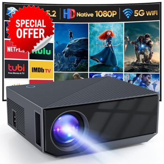 Projector with Wifi and Bluetooth