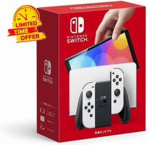 Nintendo Switch (OLED model) with White Joy-Con - Japan Stock