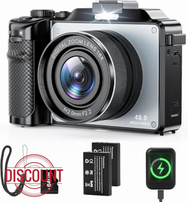 4K Digital Camera for Photography and Video