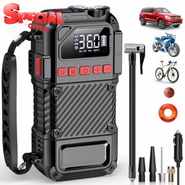Tire Inflator Portable Air Compressor