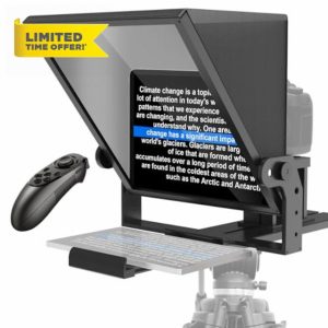 20-inch HD Wide-Angle teleprompter
