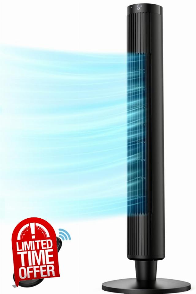 iDOO 41" Tower Fan for Bedroom