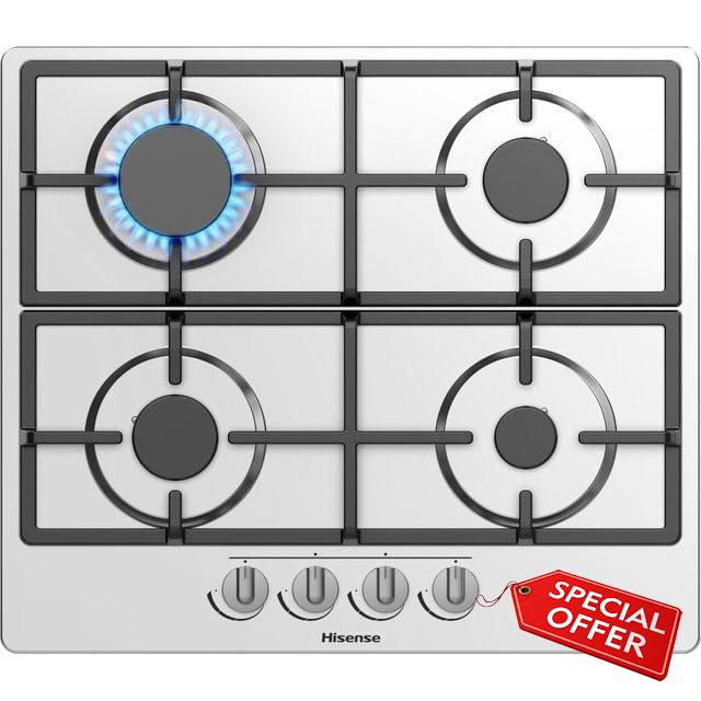 Hisense GM643XHC Gas Hob with 4 Cooking Zones