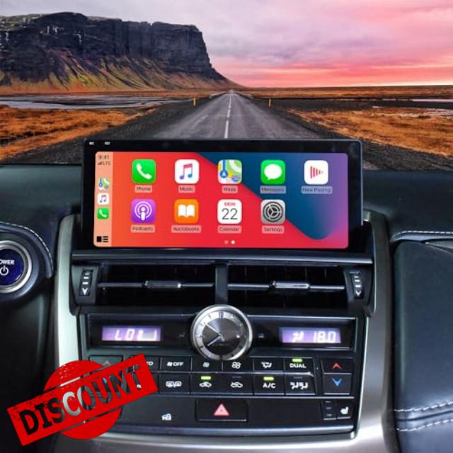 10.25 Inch Android 13 Car Radio Dual System for Lexus NX NX200 NX200T 300H 2014 2015 2016 Multimedia Player CarPlay GPS Navigation Touch Screen (14-16 Touch Pad Joystick)