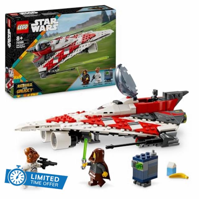 LEGO Star Wars Jedi Bob’s Starfighter Buildable Toy Vehicle for 8 Plus Year Old Boys & Girls
