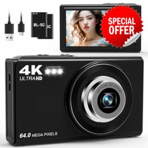 Digital Camera for Photography with 5X Optical Zoom