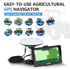 GNSS Agricultural Farming Navigator with 9" Touch Screen Suitable for Spraying Plowing and Sowing Farmland Activities Automatic Positioning