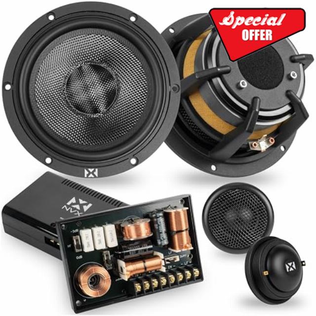 NVX® XQS65KIT 6.5" High-Performance Car Speakers