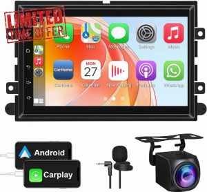 Android 12 Car Stereo for Ford F150/F250/F350 2004-2014 2G RAM+32G ROM
