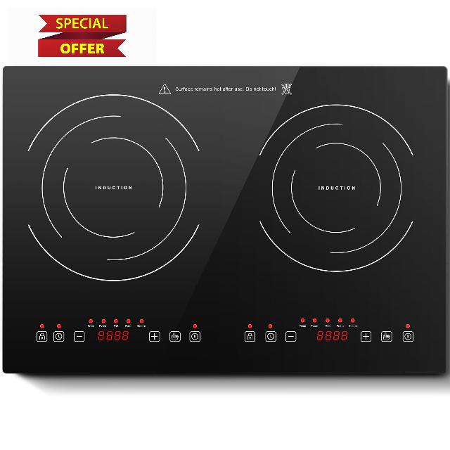 Induction Cooktop with 2 Burners