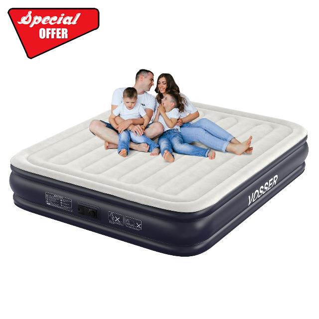 King Air Mattress with Built in Pump