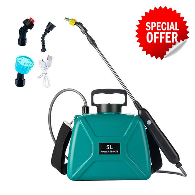 LOVIVER Electric Pump Sprayers Garden Sprayer Multifunctional 5L Agricultural Dispenser Water Sprayer Bottle for Indoors and Outdoors