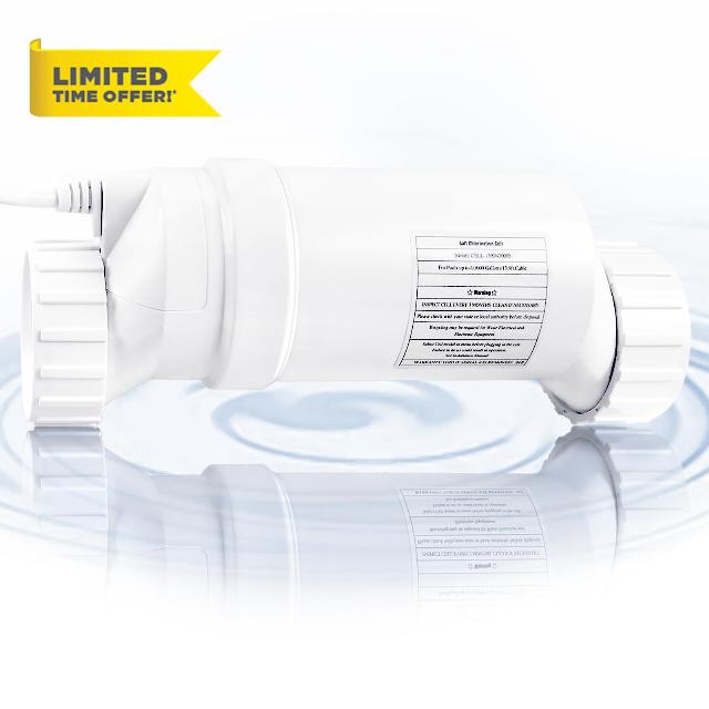 Salt Cell Pool Chlorination System,Salt Generator for Inground Pools Compatible with Hayward Salt Cell T 15