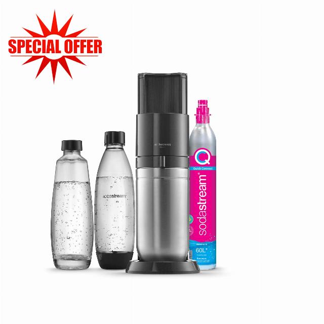 SodaStream Duo Sparkling Water Maker - Metallic Black