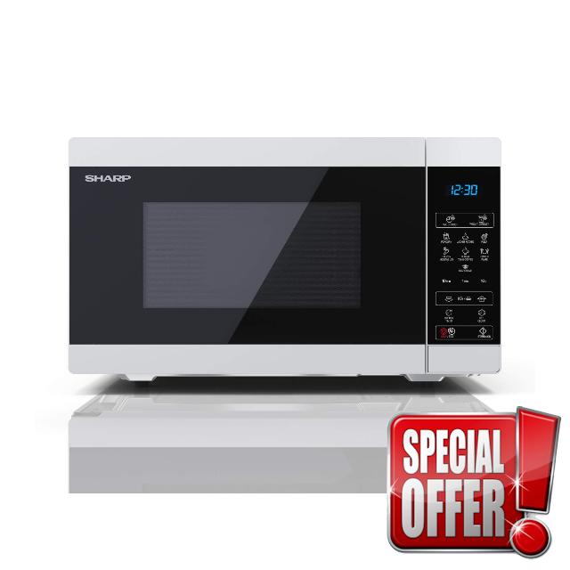 SHARP YC-MS252AU-W 25 Litre 900W Digital Microwave