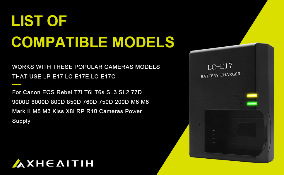 LP-E17 LC-E17 Cameras Charger for Canon