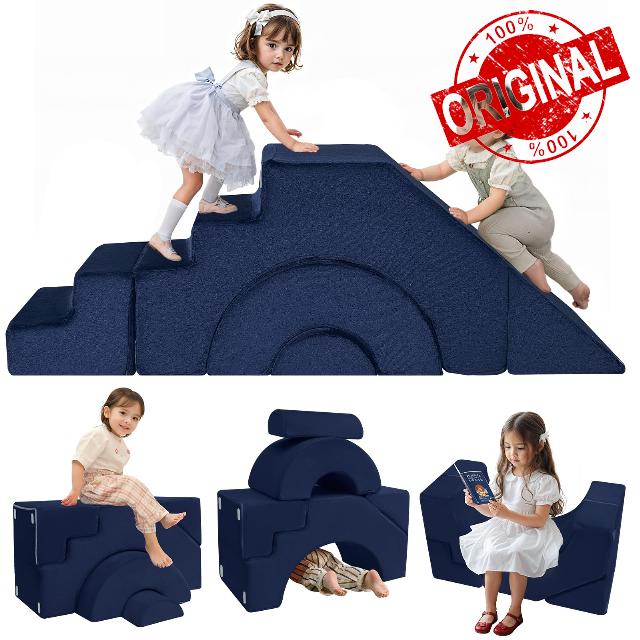 MeMoreCool Foam Climbing Toddler Couch Modular Kids Sofa