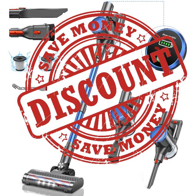400W/30Kpa Cordless Vacuum Cleaner